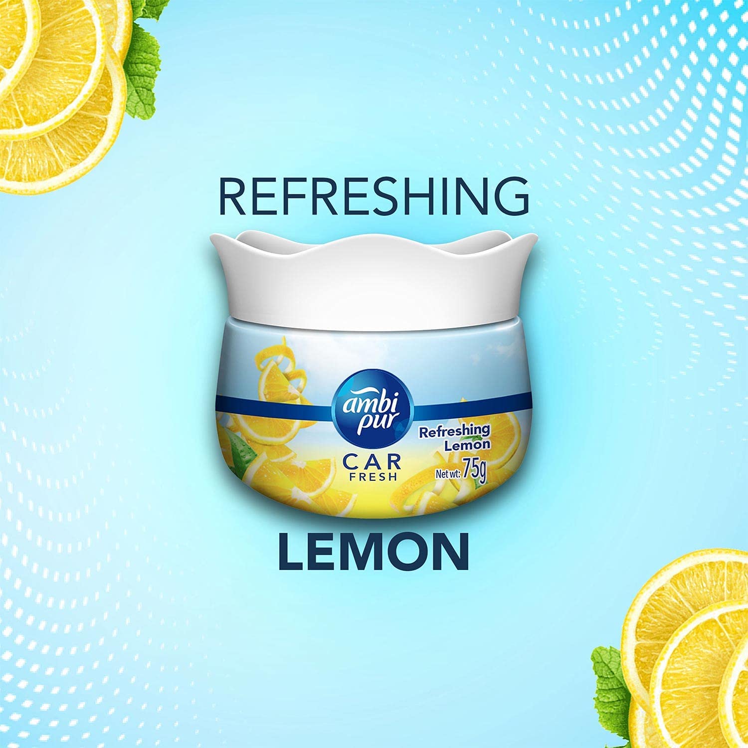 Ambi Pur Car Freshener Gel - Refreshing Lemon – Car Freshner